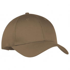 Port & Company CP80 Six-Panel Twill Cap - Woodland Brown