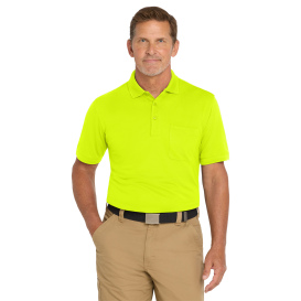 CornerStone CS4020P Industrial Snag-Proof Pique Pocket Polo - Safety Yellow