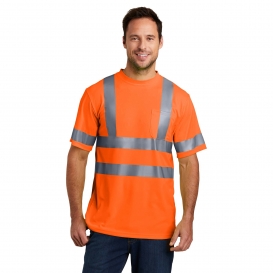 CornerStone CS408 Type R Class 3 Safety T-Shirt - Orange
