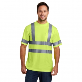 CornerStone CS408 Type R Class 3 Safety T-Shirt - Yellow/Lime