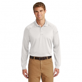 CornerStone CS410LS Select Long Sleeve Snag-Proof Tactical Polo - White