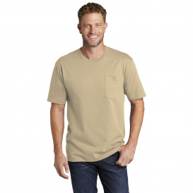 CornerStone CS430 Workwear Pocket Tee - Tan