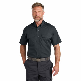 CornerStone CSW175 Short Sleeve Select Ripstop Shirt - Echo Steel