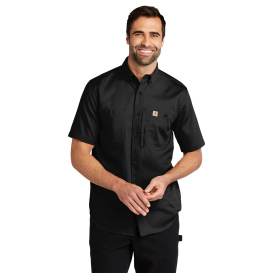 Carhartt 102537 Men\'s Rugged Professional Series Short Sleeve Shirt - Black