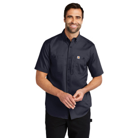 Carhartt 102537 Men\'s Rugged Professional Series Short Sleeve Shirt - Navy