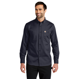 Carhartt 102538 Men\'s Rugged Professional Series Long Sleeve Shirt - Navy