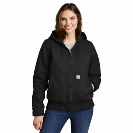 Carhartt 104053 Women\'s Washed Duck Active Jac - Black