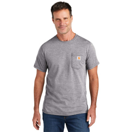 Carhartt 104616 Force Short Sleeve Pocket T-Shirt - Heather Grey