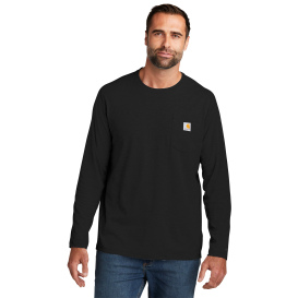 Carhartt CT106656 Force Long Sleeve Pocket T-Shirt - Black