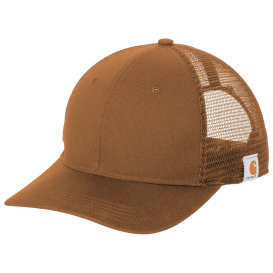 Carhartt 105298 Canvas Mesh Back Cap - Carhartt Brown
