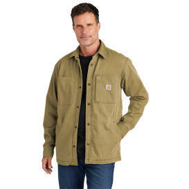 Carhartt 105532 Rugged Flex Fleece-Lined Shirt Jac - Dark Khaki