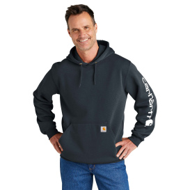 Carhartt K288 Middleweight Hooded Logo Sweatshirt - New Navy