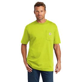 Carhartt K87 Workwear Pocket Short Sleeve T-Shirt - Brite Lime