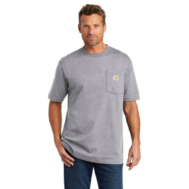Carhartt K87 Workwear Pocket Short Sleeve T-Shirt - Heather Gray