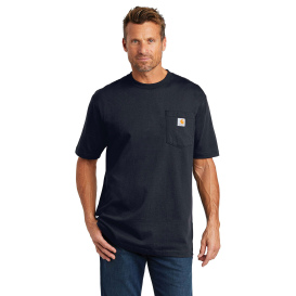 Carhartt K87 Workwear Pocket Short Sleeve T-Shirt - Navy | Full Source