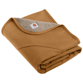 Carhartt CTP0000502 Firm Duck Sherpa-Lined Blanket - Carhartt Brown