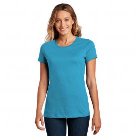 District DM104L Women\'s Perfect Weight Tee - Bright Turquoise