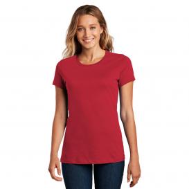 District DM104L Women\'s Perfect Weight Tee - Classic Red