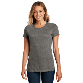 District DM104L Women\'s Perfect Weight Tee - Heathered Charcoal