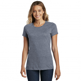 District DM104L Women\'s Perfect Weight Tee - Heathered Navy