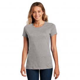 District DM104L Women\'s Perfect Weight Tee - Heathered Steel