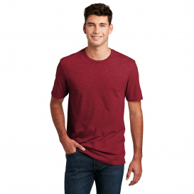 District DM108 Perfect Blend Tee - Red Fleck