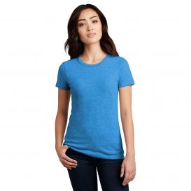 District DM108L Women\'s Perfect Blend Tee - Heathered Bright Turquoise