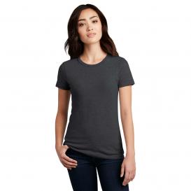 District DM108L Women\'s Perfect Blend Tee - Heathered Charcoal