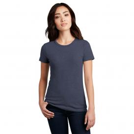 District DM108L Women\'s Perfect Blend Tee - Heathered Navy