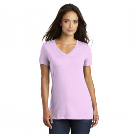 District DM1170L Women\'s Perfect Weight V-Neck Tee - Soft Purple