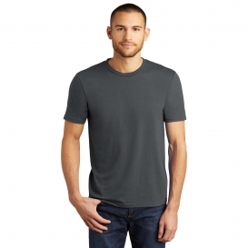 District DM130 Perfect Tri Crew Tee - Charcoal