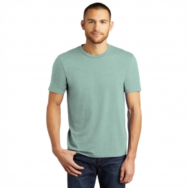 District DM130 Perfect Tri Crew Tee - Heathered Dusty Sage