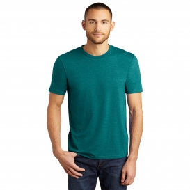 District DM130 Perfect Tri Crew Tee - Heathered Teal