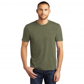 District DM130 Perfect Tri Crew Tee - Military Green Frost