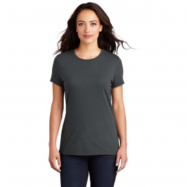 District DM130L Women\'s Perfect Tri Tee - Charcoal