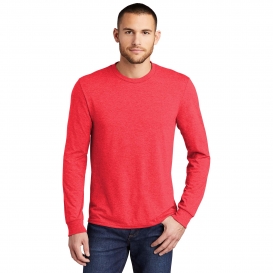 District DM132 Perfect Tri Long Sleeve Tee - Red Frost