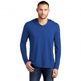 District DM139 Perfect Tri Long Sleeve Hoodie - Deep Royal