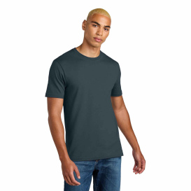 District DT106 Perfect Weight Icon Tee - Deep Steel Blue