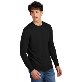 District DT109 Perfect Blend CVC Long Sleeve Tee - Black