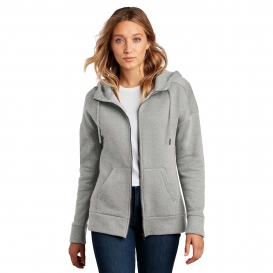 District DT1104 Women\'s Perfect Weight Fleece Drop - Heathered Steel