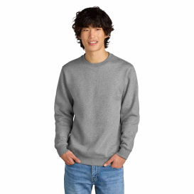 District DT1106 Perfect Weight Fleece Crew - Heathered Steel