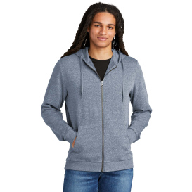District DT1302 Perfect Tri Fleece Full-Zip Hoodie - Navy Frost