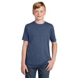 District DT130Y Youth Perfect Tri Tee - Navy Frost