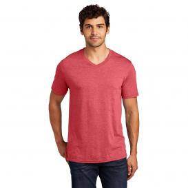 District DT1350 Perfect Tri V-Neck Tee - Red Frost