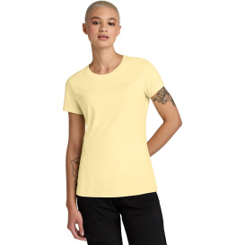 District DT188 Ladies Perfect Weight CVC Tee - Soft Yellow