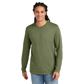 District DT2103 Wash Long Sleeve Tee - Olive Drab Green