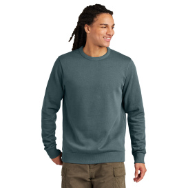 District DT2204 Wash Fleece Crew - Deep Steel Blue