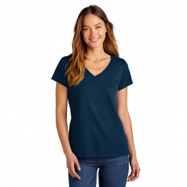 District DT5002 Women\'s The Concert Tee V-Neck - New Navy