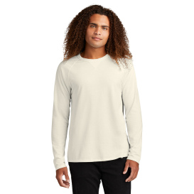 District DT572 Featherweight French Terry Long Sleeve Crewneck - Gardenia