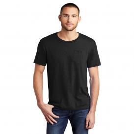 District DT6000P Young Mens Very Important Tee with Pocket - Black